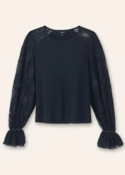 Antique Lace Sleeve Layering Top