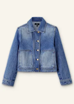 Authentic Denim Relaxed Crop Jacket