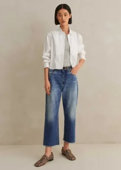Authentic Distressed Relaxed Straight Jean