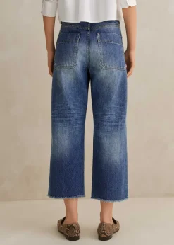 Authentic Distressed Relaxed Straight Jean