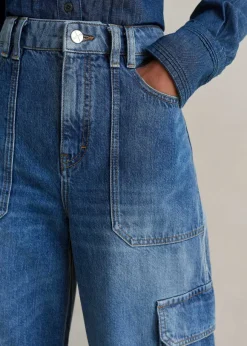 Baggy Cargo Denim Trouser