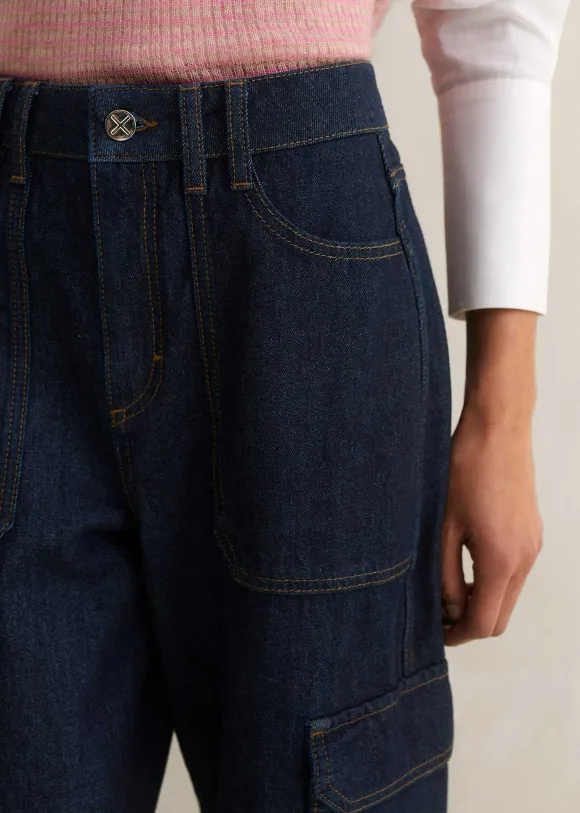 Baggy Cargo Denim Trouser