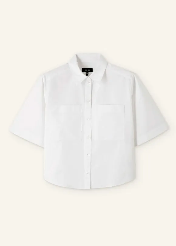 Boxy Cargo Crop Shirt