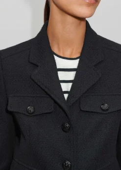 Bracelet Sleeve Boucle Crop Jacket