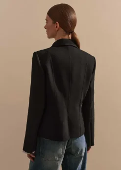 Bracelet Sleeve Short Workwear Blazer