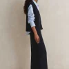 Button Up Knitted Vest + Skirt Co-Ord