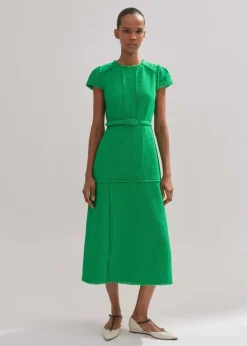 Cap Sleeve Midi Dress