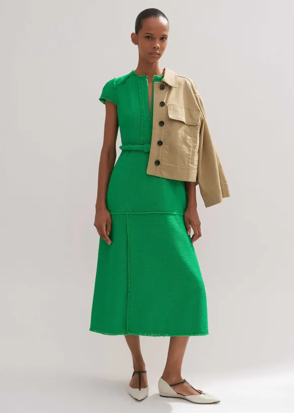 Cap Sleeve Midi Dress