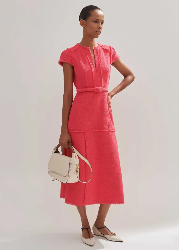 Cap Sleeve Midi Dress