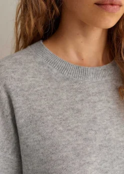 Cashmere Relaxed Crop Tee