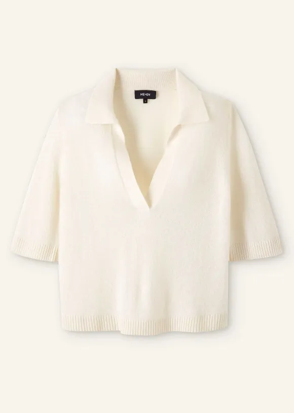 Cashmere Relaxed Polo Shirt