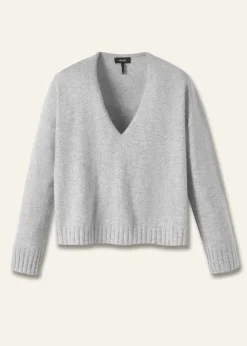 Cashmere Relaxed V-Neck Jumper