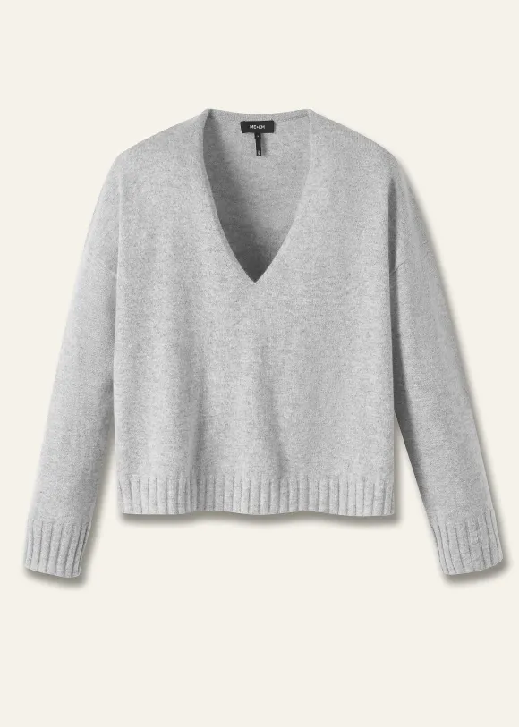 Cashmere Relaxed V-Neck Jumper