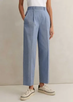 Chambray Tailoring Tapered Trouser