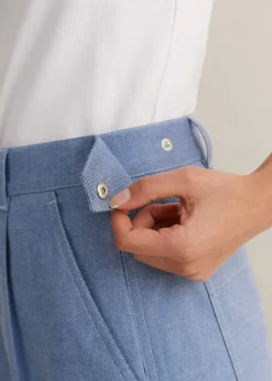 Chambray Tailoring Tapered Trouser