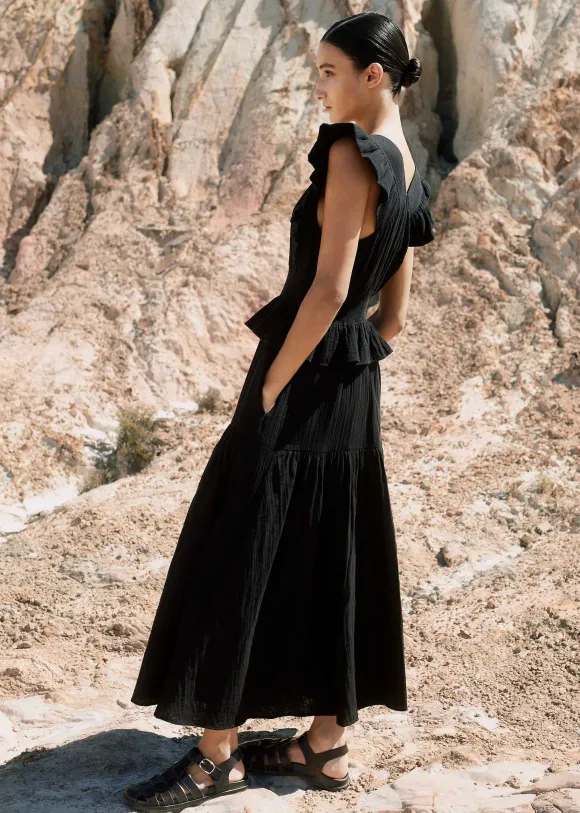Cheesecloth Maxi Dress