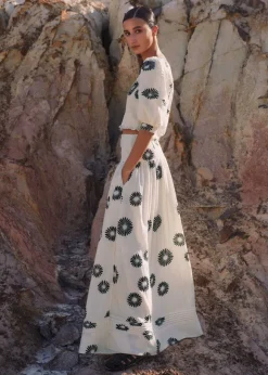 Cheesecloth Modern Daisy Print Co-Ord