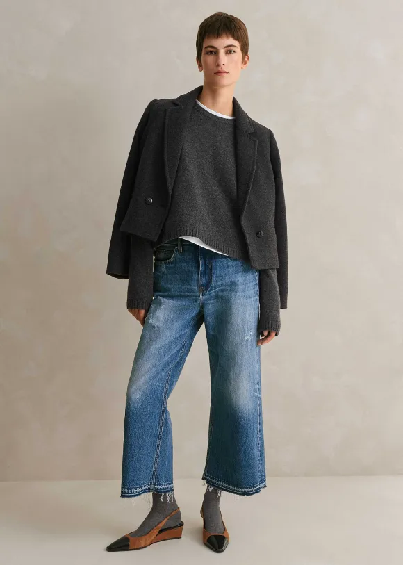 Chisel Toe Wedge Slingback