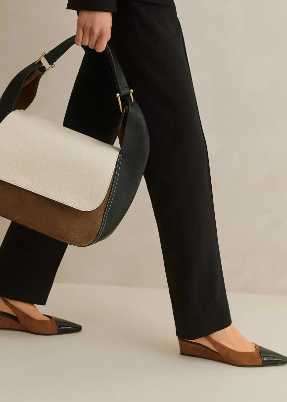 Chisel Toe Wedge Slingback