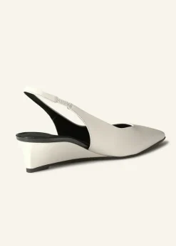 Chisel Toe Wedge Slingback