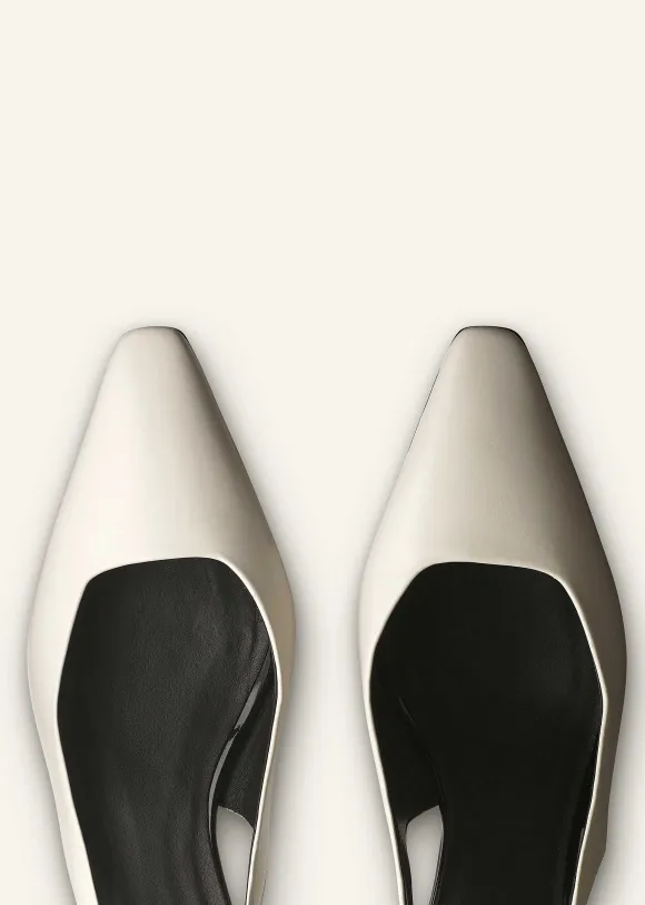 Chisel Toe Wedge Slingback