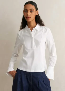 Classic Bib Detail Layering Shirt