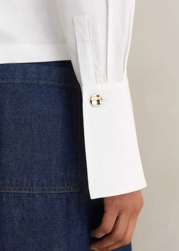 Classic Bib Detail Layering Shirt