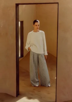 Cotton Boucl Relaxed Jumper