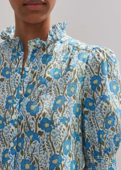 Cotton English Garden Print Top