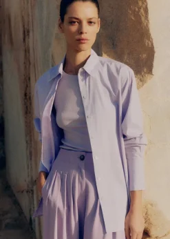 Cotton Oversized Boyfriend Shirt