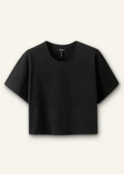 Cotton Oversized Crop Tee