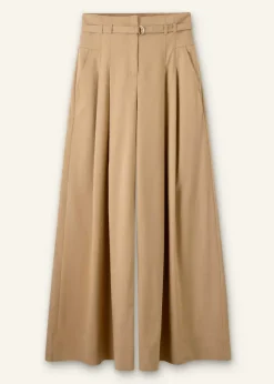 Cotton Super High-Waisted Trouser + Belt