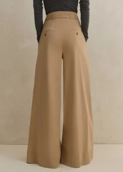 Cotton Super High-Waisted Trouser + Belt
