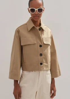 Cotton Twill Casual Swing Jacket