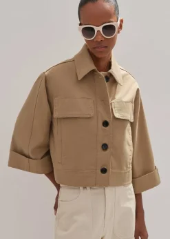Cotton Twill Casual Swing Jacket