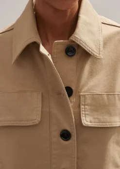 Cotton Twill Casual Swing Jacket