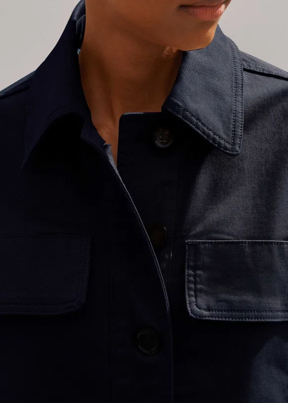 Cotton Twill Casual Swing Jacket