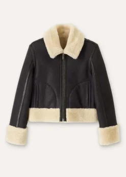 Crop Aviator Jacket