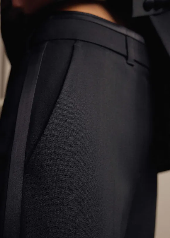 Crop Forever Tux Trouser Suit