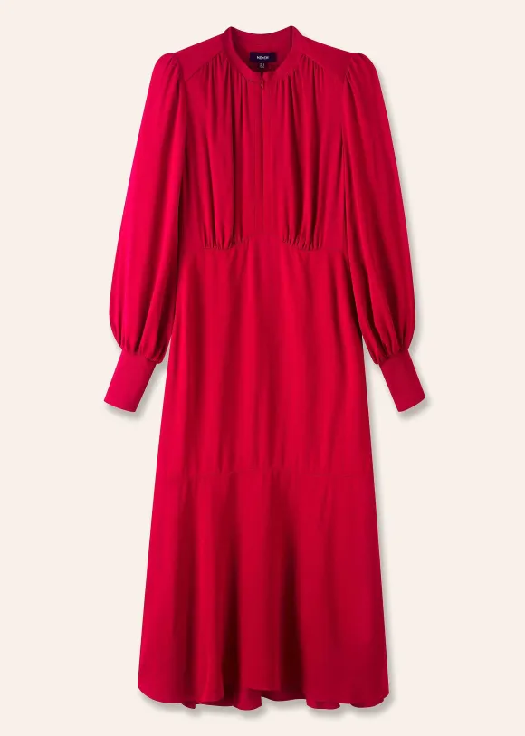 Elegant Panelled Midi Dress