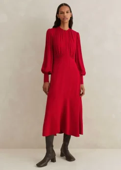 Elegant Panelled Midi Dress