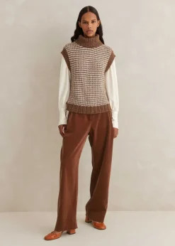 Fluid Satin Crew Neck Layering Blouse