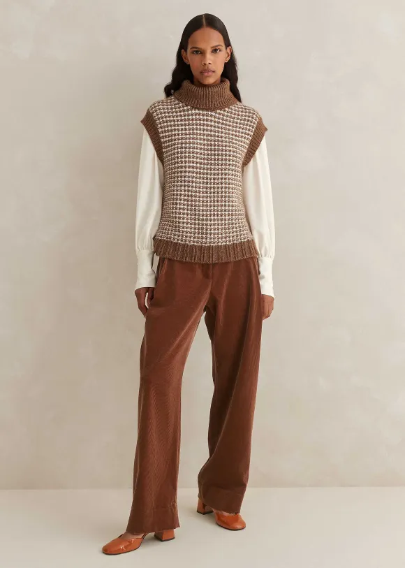 Fluid Satin Crew Neck Layering Blouse