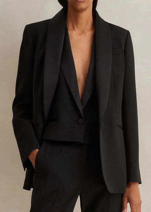 Forever Tux Slim-Crop Three-Piece Trouser Suit