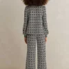 Graphic Jacquard Travel Tailoring Co-Ord