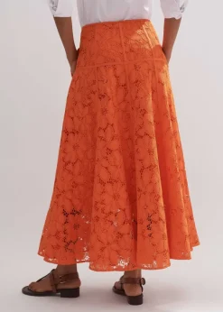 Guipure Lace Skirt