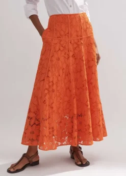 Guipure Lace Skirt