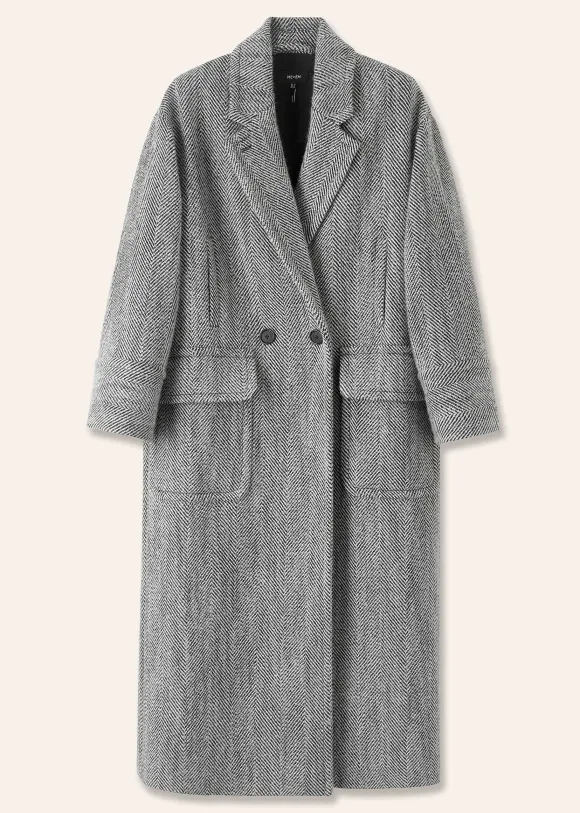 Herringbone Town-To-Country Coat