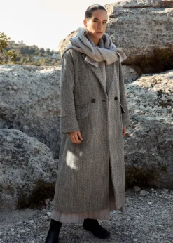 Herringbone Town-To-Country Coat