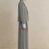 Houndstooth Cropped Jacket + Man Pant Suit